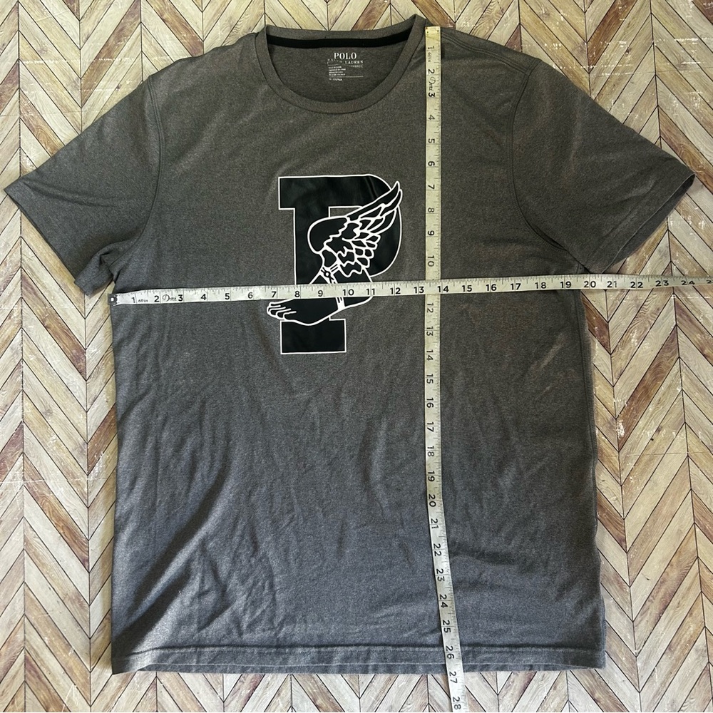 Polo Ralph Lauren Gray P-Wing Active Fit Performance T-Shirt Tee M -175/96A - Picture 6 of 7